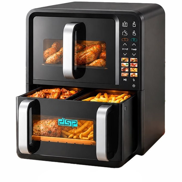 سرخ‌ کن بدون روغن دوقلو DSP مدل KB-2197